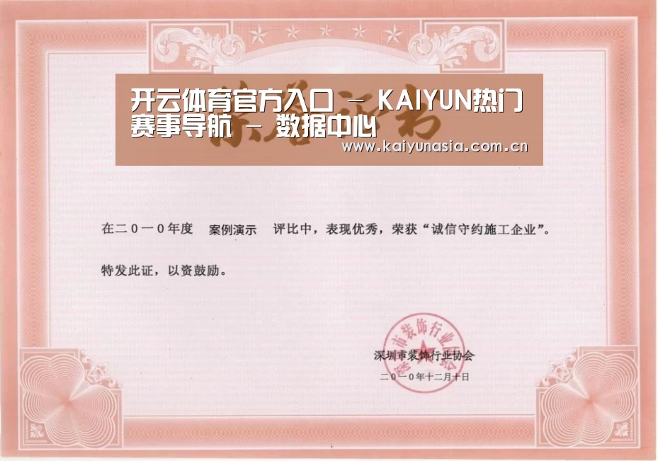 荣誉证书二(图1)
