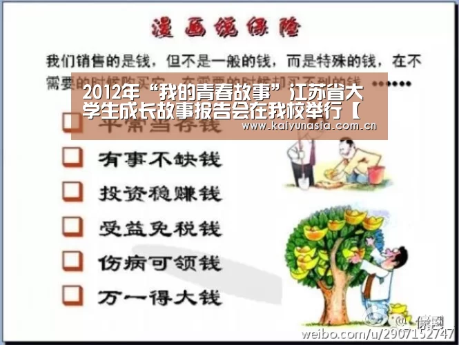 2012年“我的青春故事”江苏省大学生成长故事报告会在我校举行【开云热门赛事】(图3) KAIYUN首页