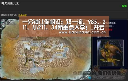 一分钟让你相识:双一流、985、211、小211、34所重点大学!_开云体育赛事(图1) 开云体育赛事